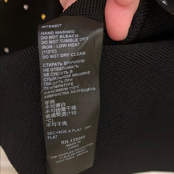 The Kooples | Women’s Black A-Line Skater Mini Dress Size 1 XS - Picture 10 of 13